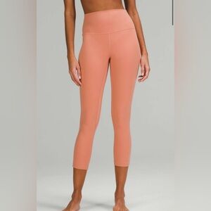 Lululemon Align HR Crop 23" in Pink Savannah Size 10